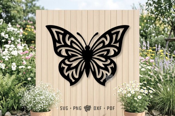 Butterfly SVG, DXF, PNG, Laser Cut File for Creative Projects