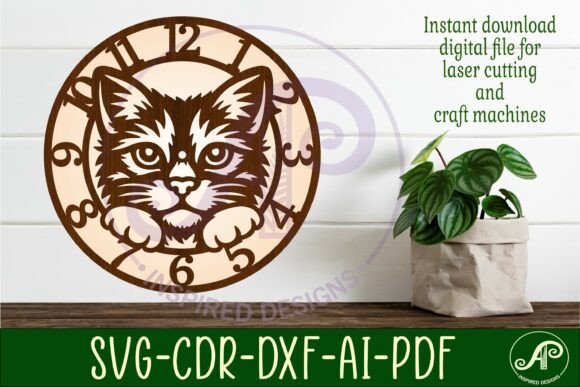 Cat Clock SVG: A Versatile Digital Design for Creative Projects