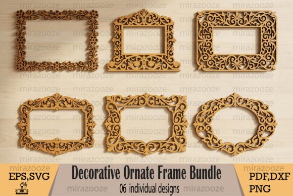 Enhancing Creativity and Craftsmanship with the Decorative Ornate Frame Bundle