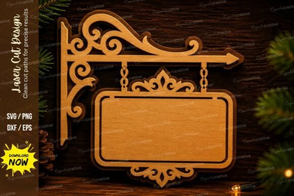 Everything You Need to Know About Hanging Vintage Sign Laser Cut SVG and Premium Quality Laser Cutting Design Files
