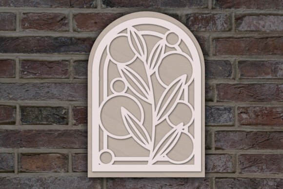 Floral Branches Layered SVG for Creative Projects
