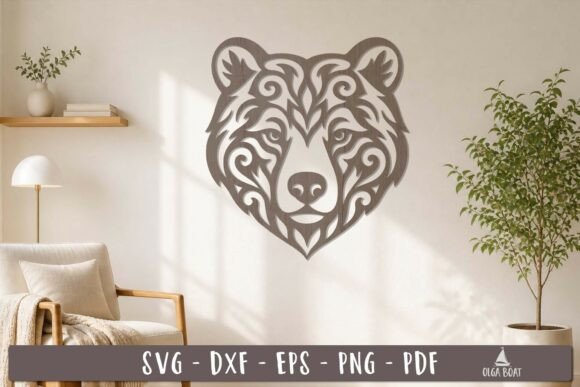 How to Choose and Use Bear Head SVG Laser Cut Design for Stunning Wall Decor