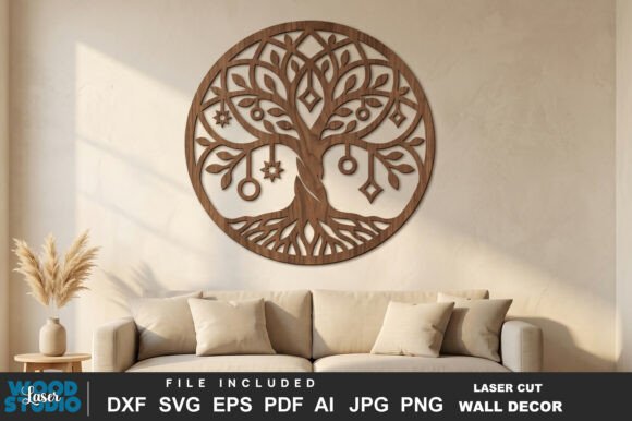 Laser Cut Mystical Tree Wall Art SVG: A Creative Solution for Custom Decor