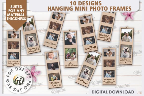 Mini Photo Frames Laser Cut Bundle: A Practical Design Resource for Creative Projects