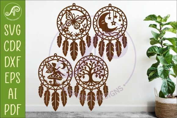 The Dreamcatcher SVG Bundle – 4 Laser Cut: A Modern Twist on Creative Craft