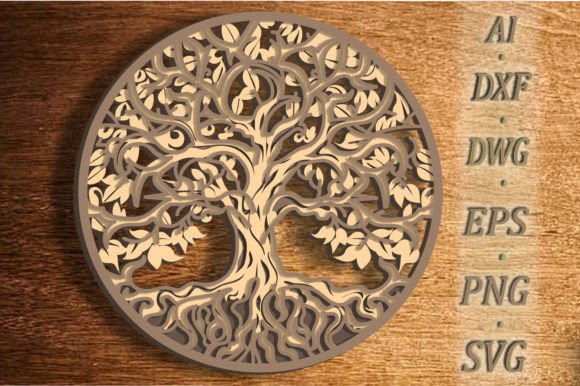 Tree of Life SVG Autumn Tree Multilayer: A Creative Design for All Skill Levels