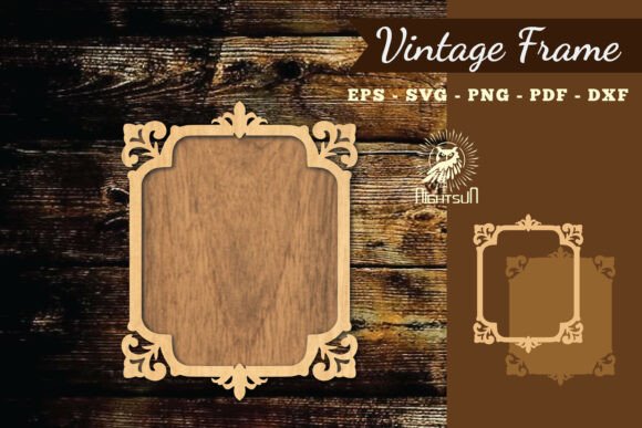 Vintage Lasercut Frame SVG 2: A Timeless Design for Modern Craftsmanship